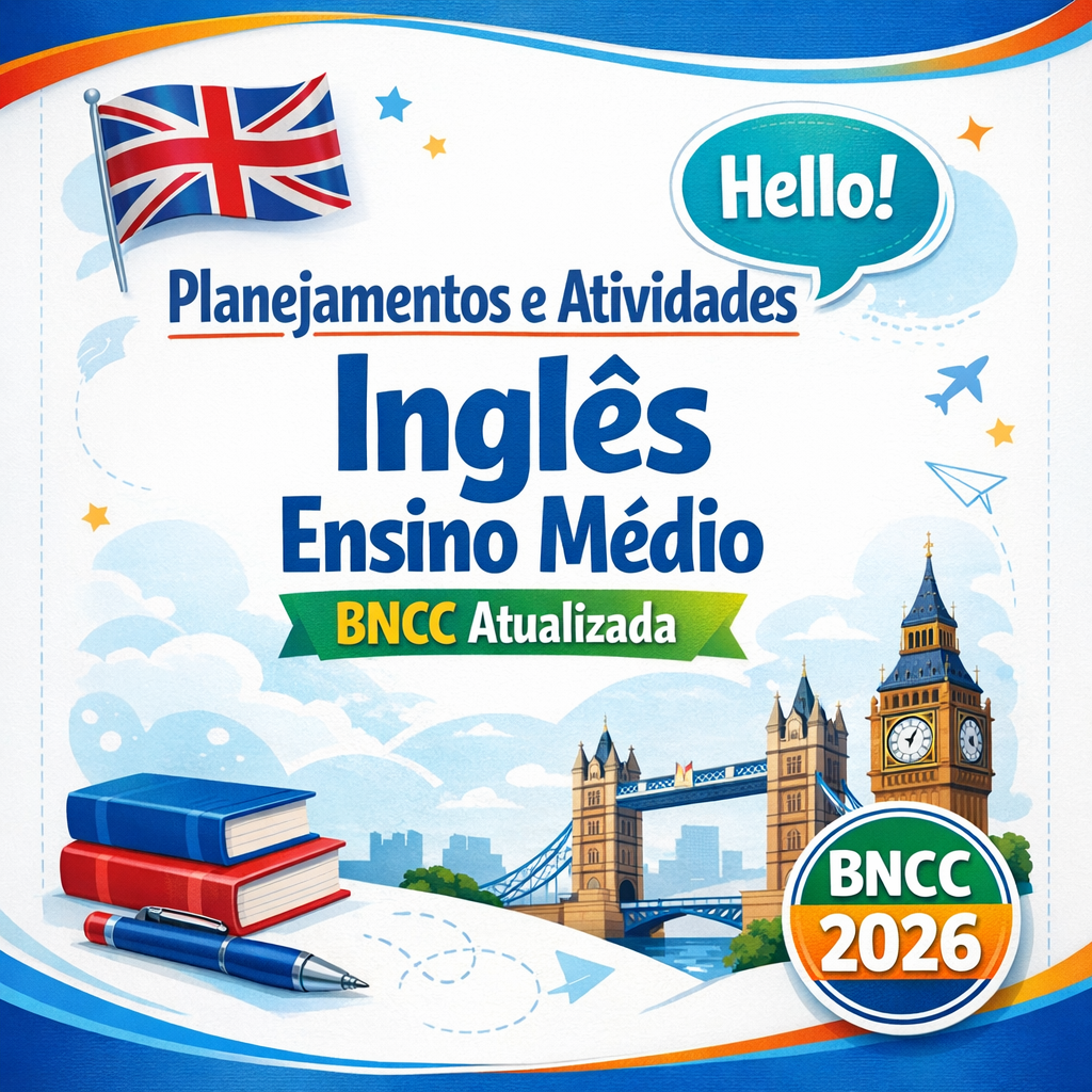 Planos de Aula e Atividades Inglês Ensino Médio BNCC Atualizada