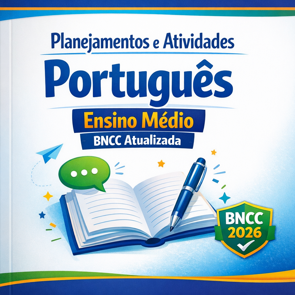 Planos de Aula e Atividades Português Ensino Médio BNCC Atualizada