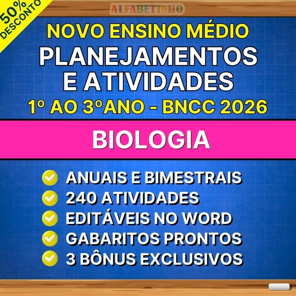BIOLOGIA - Planos de Aula e Atividades - Ensino Médio - BNCC 2026