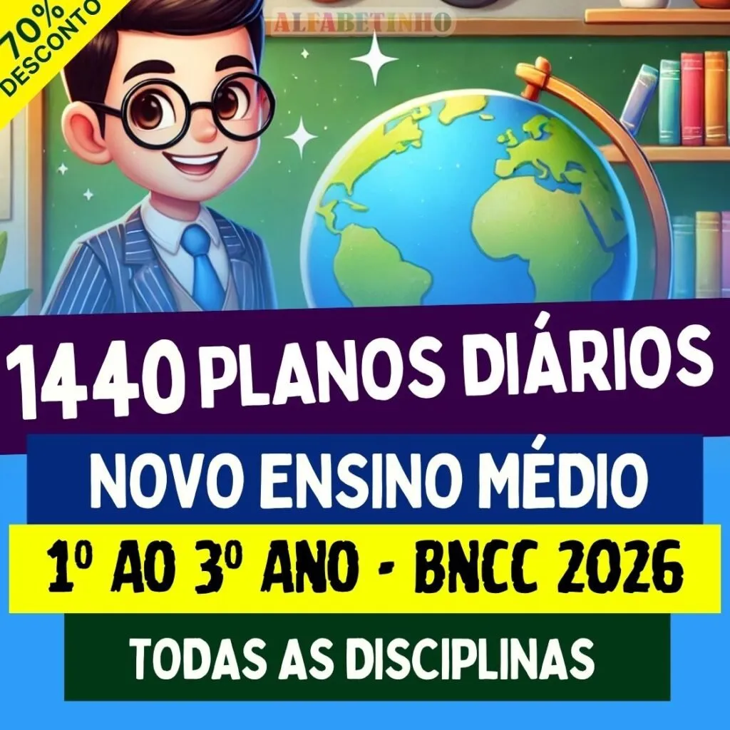 PLANOS DIÁRIOS - 1º AO 3º ANO - Ensino Médio - BNCC 2026
