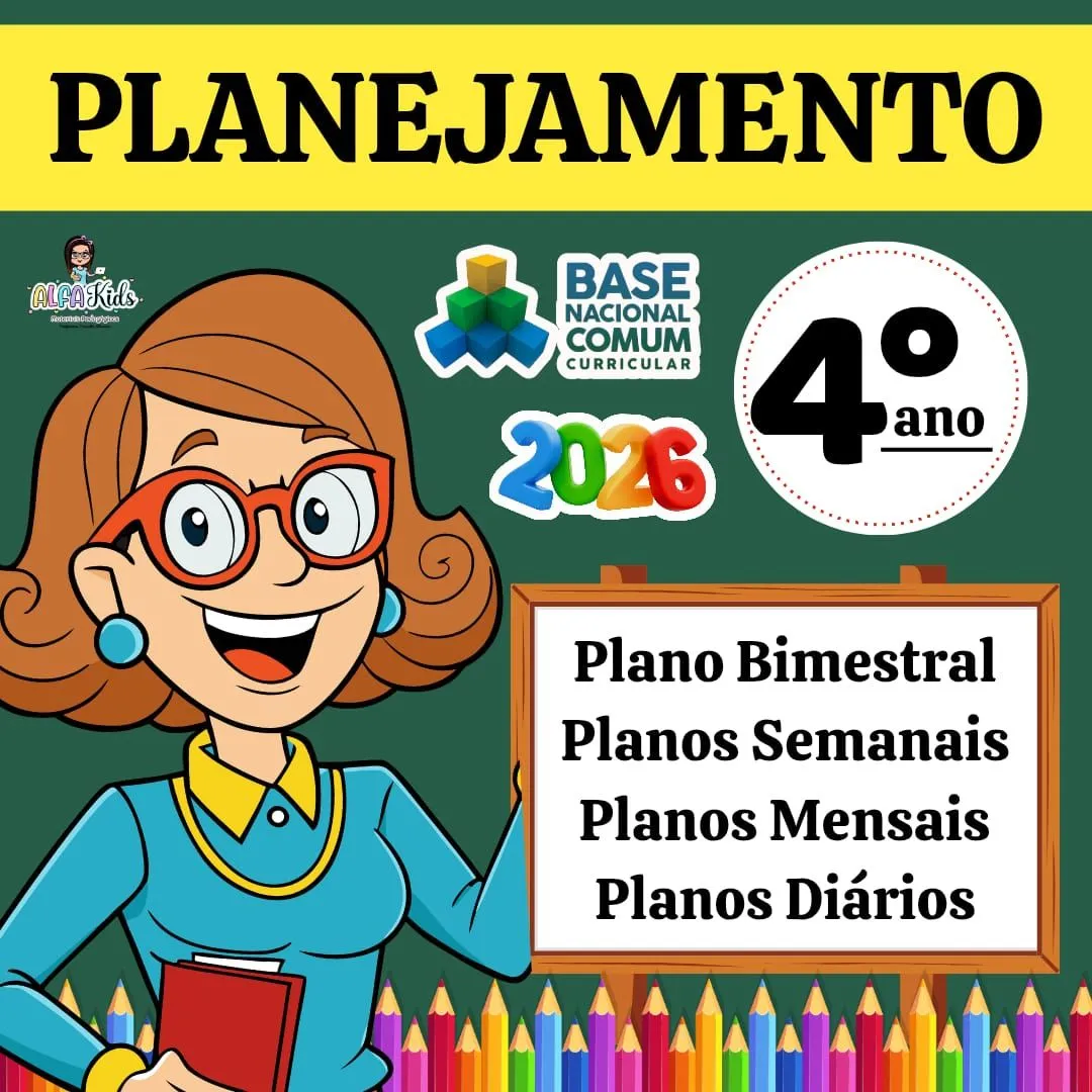 Plano de Aula BNCC 2026 - 4º ano Ensino Fundamental / 1º Bimestre